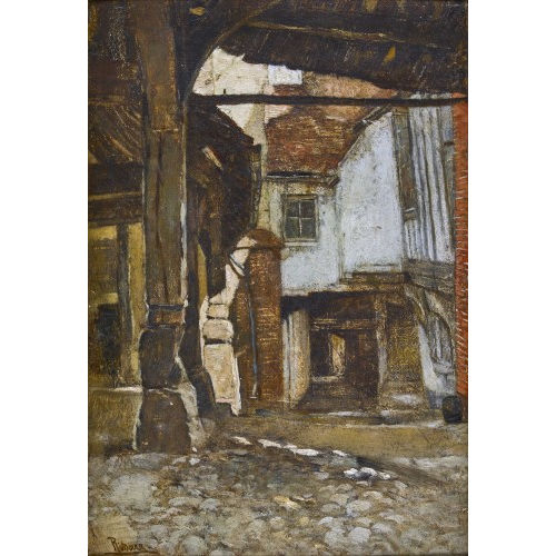 RUDOLF RIBARZ : Sc�ne de ruelle (DOBIASCHOFSKY AUKTIONEN AG)