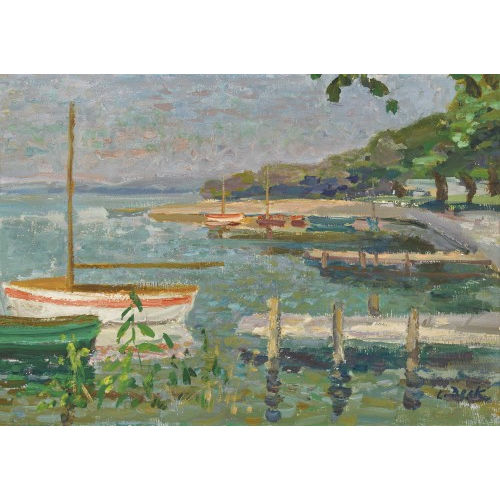 LEO DECK : 'Am Genfersee' (DOBIASCHOFSKY AUKTIONEN AG)