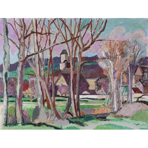 MAX GUBLER : 'Kloster Fahr durch kahle B�ume' (DOBIASCHOFSKY AUKTIONEN AG)