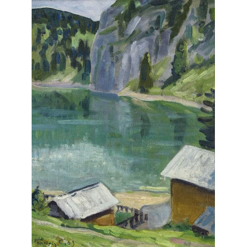 FRAN�OIS GOS : 'Le lac des Chavonnes' (DOBIASCHOFSKY AUKTIONEN AG)