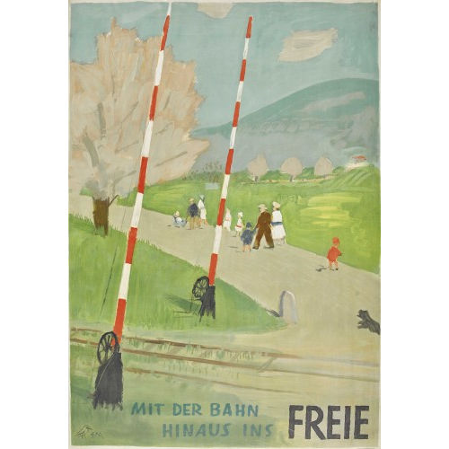 ERNST MORGENTHALER : 'Mit der Bahn ins Freie' (DOBIASCHOFSKY AUKTIONEN AG)