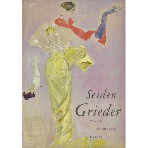 HANS FALK : 'Seiden Grieder Z�rich, St. Moritz, Luzern' (DOBIASCHOFSKY AUKTIONEN AG)