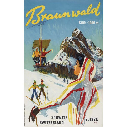 FRITZ HUG : 'Braunwald' (DOBIASCHOFSKY AUKTIONEN AG)