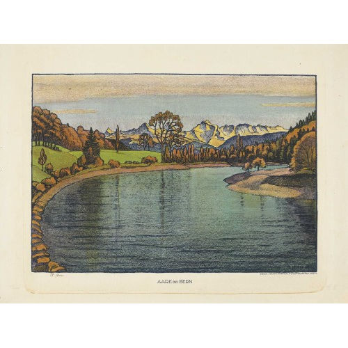 TRAUGOTT SENN : 'Aare bei Bern' (DOBIASCHOFSKY AUKTIONEN AG)