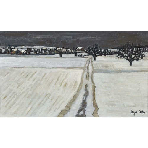 ROGER KATHY : Winterlandschaft (DOBIASCHOFSKY AUKTIONEN AG)