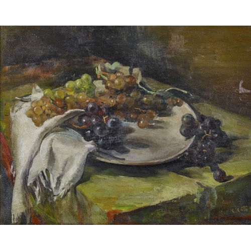 CARLO COTTI : Stillleben mit Trauben (DOBIASCHOFSKY AUKTIONEN AG)