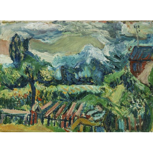 ROLF D�RIG : Sommerliche Landschaft mit Bergansicht (DOBIASCHOFSKY AUKTIONEN AG)