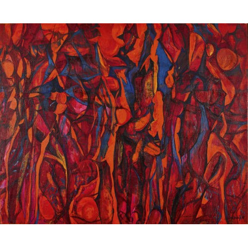 ROLF D�RIG : Expressive florale Komposition (DOBIASCHOFSKY AUKTIONEN AG)