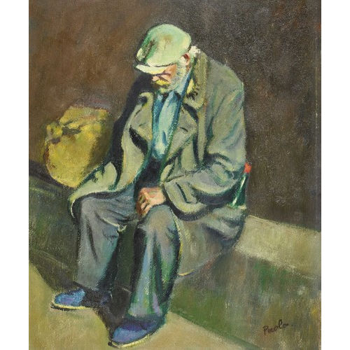 PAUL JAKOB) PAOLO (EIGTL. M�LLER : Clochard (DOBIASCHOFSKY AUKTIONEN AG)