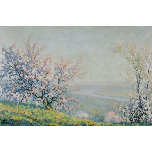 RAYMOND THIBESART : Fr�hlingslandschaft (DOBIASCHOFSKY AUKTIONEN AG)