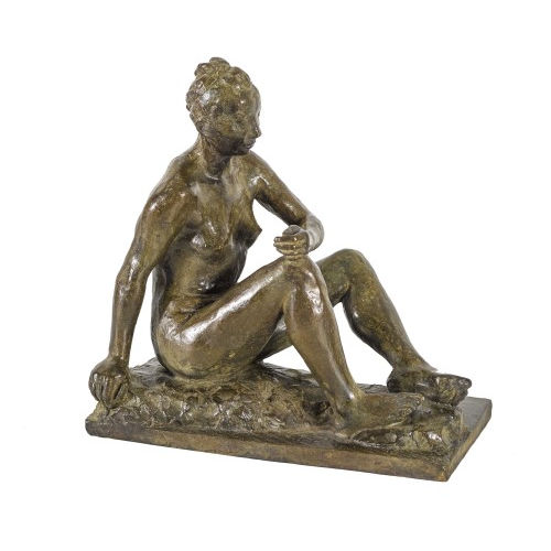 OTTO CHARLES B�NNINGER : Sitzender weiblicher Akt (DOBIASCHOFSKY AUKTIONEN AG)