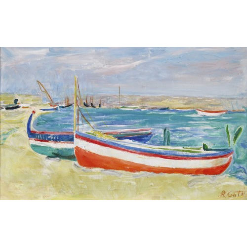 REGINA CONTI : Strandpartie von Forio auf Ischia (DOBIASCHOFSKY AUKTIONEN AG)