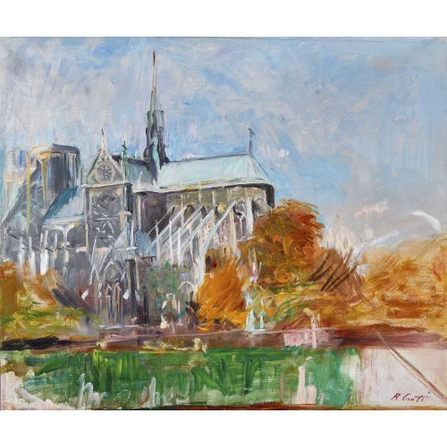 REGINA CONTI : Kathedrale Notre-Dame in Paris (DOBIASCHOFSKY AUKTIONEN AG)