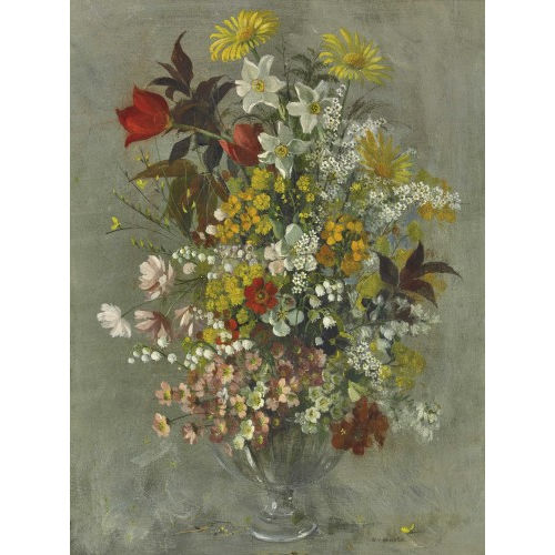 REN�E YOLANDA HAUSER : 'Fleurs de jardin' (DOBIASCHOFSKY AUKTIONEN AG)