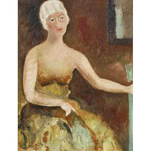 ALICE BAILLY : Elegante avec robe (DOBIASCHOFSKY AUKTIONEN AG)