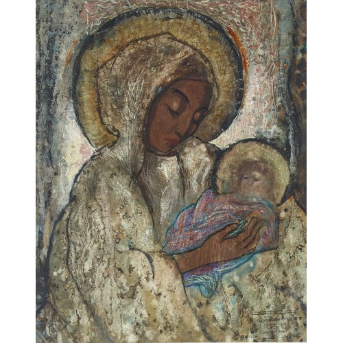CHARLES-CLOS OLSOMMER : Madone et l′enfant (DOBIASCHOFSKY AUKTIONEN AG)