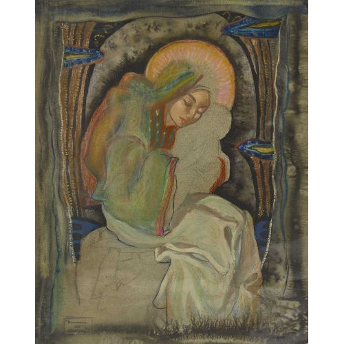 CHARLES-CLOS OLSOMMER : Vierge � l′enfant (DOBIASCHOFSKY AUKTIONEN AG)