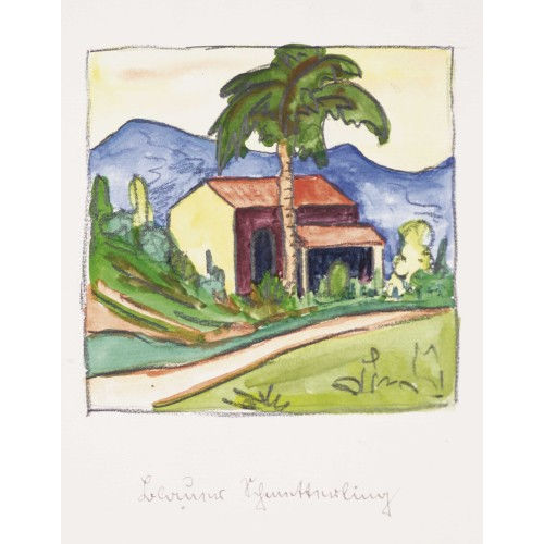 HERMANN HESSE : 'Blauer Schmetterling' (DOBIASCHOFSKY AUKTIONEN AG)