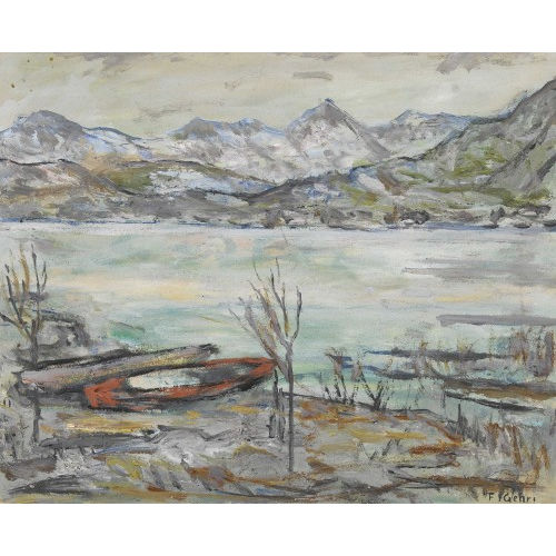 FRANZ GEHRI : Herbstliche Seelandschaft (DOBIASCHOFSKY AUKTIONEN AG)