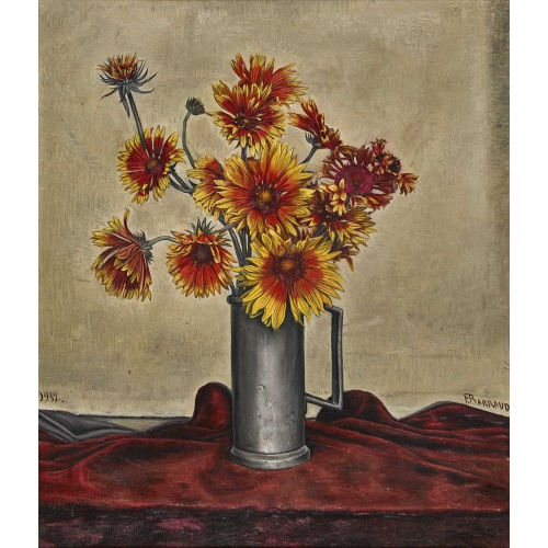 FRAN�OIS �MILE BARRAUD : Nature morte aux fleurs (DOBIASCHOFSKY AUKTIONEN AG)