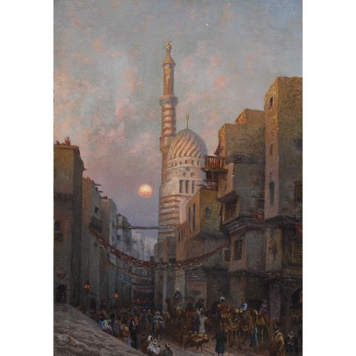 �DOUARD JEANMAIRE : Abendstimmung in Kairo (DOBIASCHOFSKY AUKTIONEN AG)