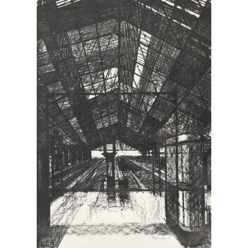 WILLI MEISTER : Bahnhofhalle (DOBIASCHOFSKY AUKTIONEN AG)
