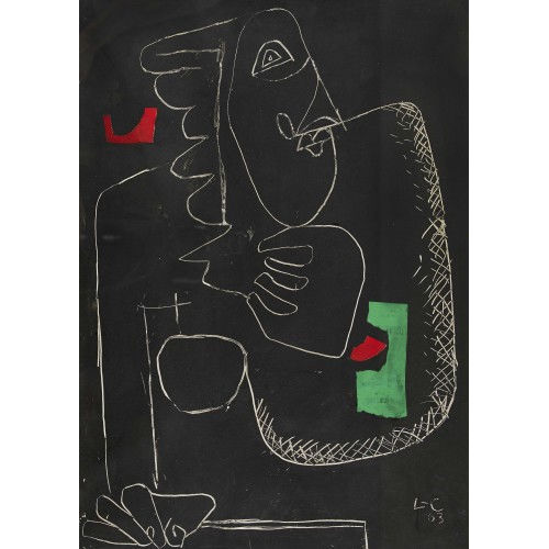 CHARLES-�DOUARD) LE CORBUSIER (EIGTL. JEANNERET : Femme de profil (DOBIASCHOFSKY AUKTIONEN AG)