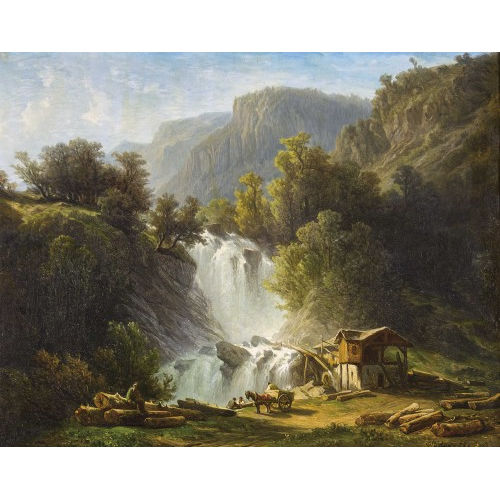 FRAN�OIS DIDAY : 'Wasserfall mit S�ge' (DOBIASCHOFSKY AUKTIONEN AG)