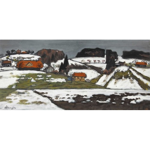 FRED STAUFFER : 'Bei Konolfingen' (DOBIASCHOFSKY AUKTIONEN AG)