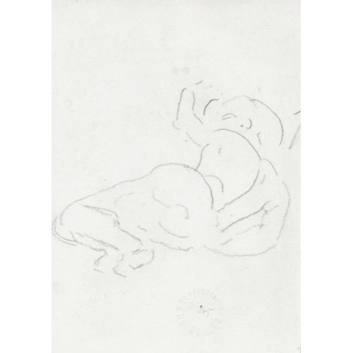 FERDINAND HODLER : Studie zu 'Liebe' (DOBIASCHOFSKY AUKTIONEN AG)