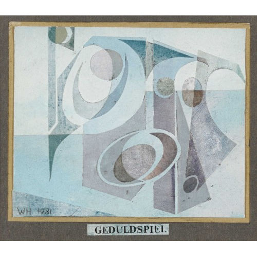 WOLFGANG HILDESHEIMER : 'Geduldspiel' (DOBIASCHOFSKY AUKTIONEN AG)