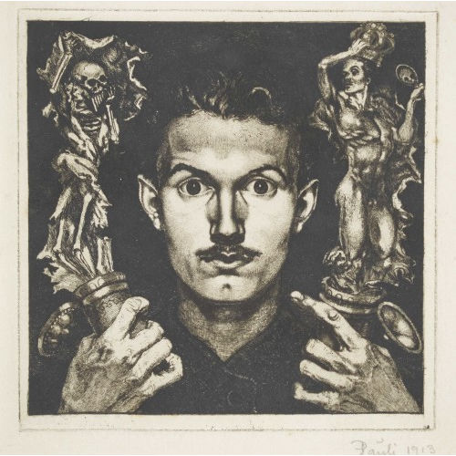FRITZ EDUARD PAULI : 'Selbstbildnis' (DOBIASCHOFSKY AUKTIONEN AG)