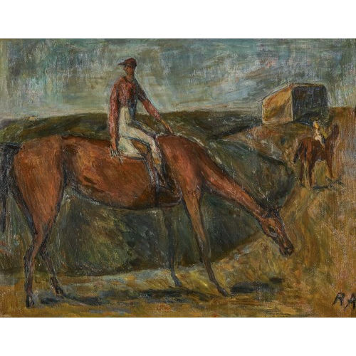 REN� AUBERJONOIS : Les deux cavaliers (DOBIASCHOFSKY AUKTIONEN AG)