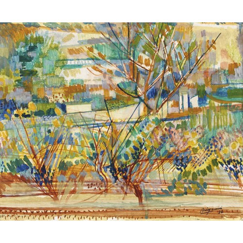 SERGE BRIGNONI : Landschaft bei Cassis (DOBIASCHOFSKY AUKTIONEN AG)