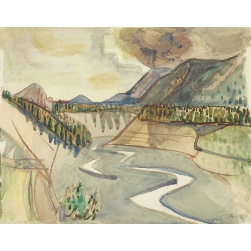 FRITZ EDUARD PAULI : Flusslandschaft (DOBIASCHOFSKY AUKTIONEN AG)