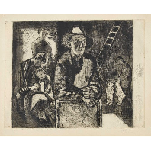 FRITZ EDUARD PAULI : 'Familie des Malers' (DOBIASCHOFSKY AUKTIONEN AG)