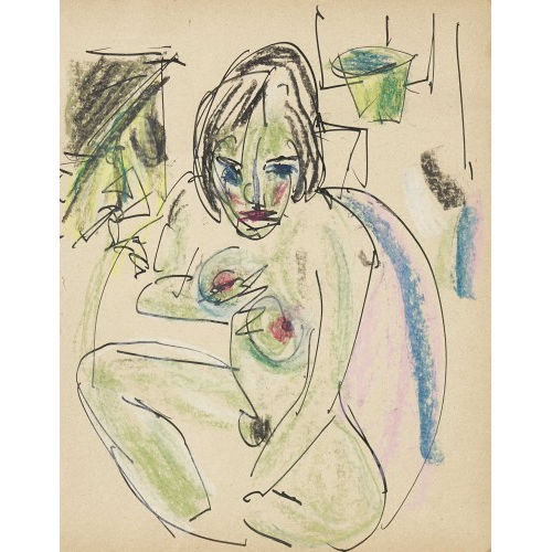 ALBERT M�LLER : Sitzende Frau (DOBIASCHOFSKY AUKTIONEN AG)