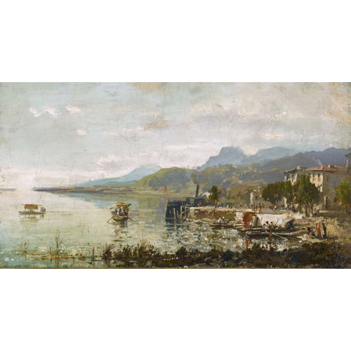 AMBROGIO PREDA : Tessiner Seelandschaft (DOBIASCHOFSKY AUKTIONEN AG)