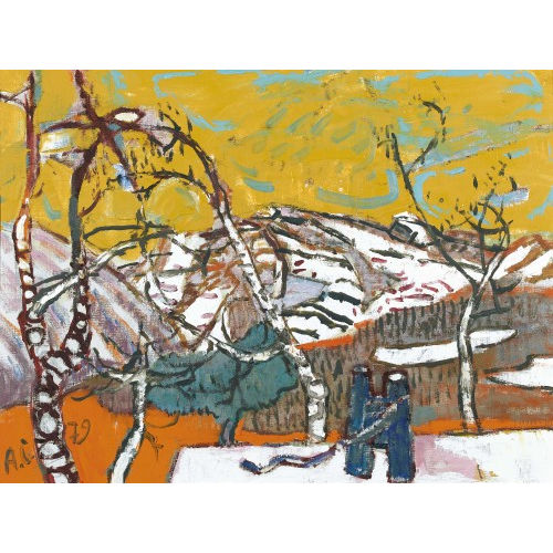 ALOIS CARIGIET : Winterliche Landschaft (DOBIASCHOFSKY AUKTIONEN AG)