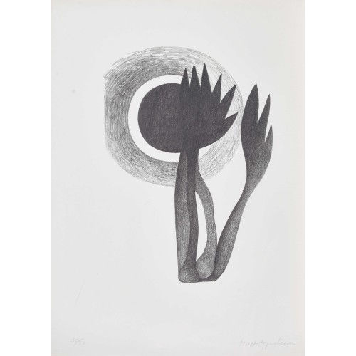 MERET OPPENHEIM : 'Pflanze vor Gestirn' (DOBIASCHOFSKY AUKTIONEN AG)