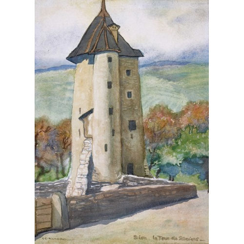 CHARLES-CLOS OLSOMMER : 'La Tour des Sorciers' (DOBIASCHOFSKY AUKTIONEN AG)
