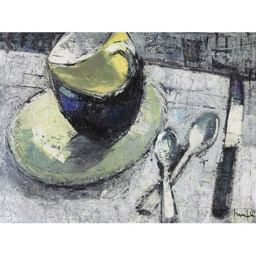 WALTER MAFLI : Nature morte � la tasse de th� (DOBIASCHOFSKY AUKTIONEN AG)