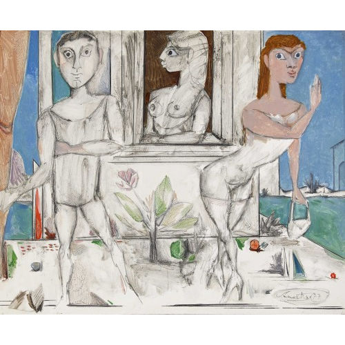 EDOARDO SAMARTINO : Figurenkomposition (DOBIASCHOFSKY AUKTIONEN AG)