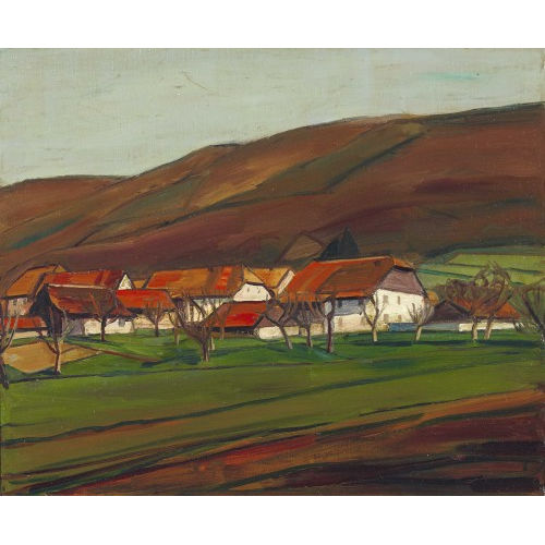 ALBERT SCHNYDER : 'Paysage en automne' (DOBIASCHOFSKY AUKTIONEN AG)