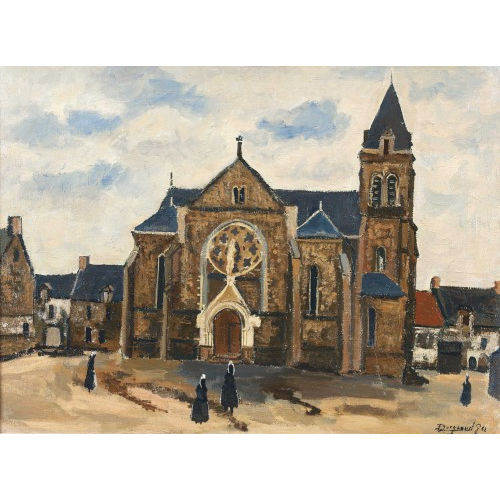 GEORGES BORGEAUD : �glise de Saill� (DOBIASCHOFSKY AUKTIONEN AG)