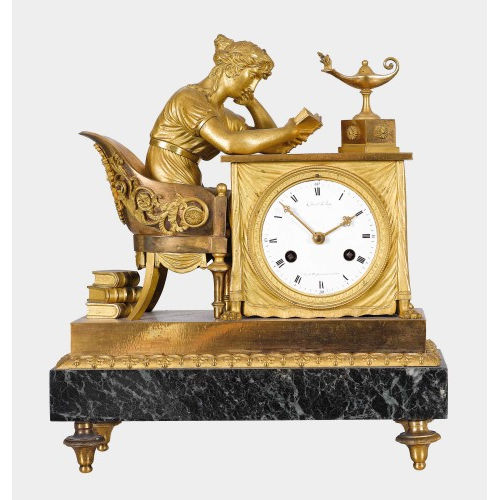 PENDULE : Directoire/Empire, Frankreich, um 1810-1820 (DOBIASCHOFSKY AUKTIONEN AG)