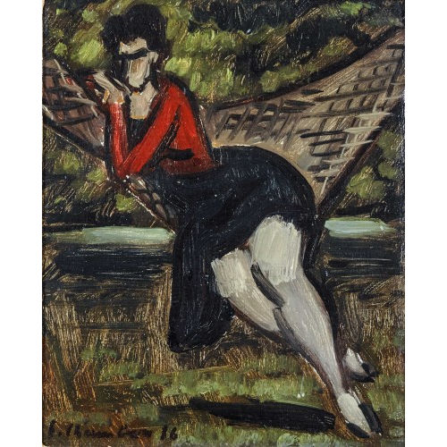 �MILE FRAN�OIS CHAMBON : Frau in der H�ngematte (DOBIASCHOFSKY AUKTIONEN AG)