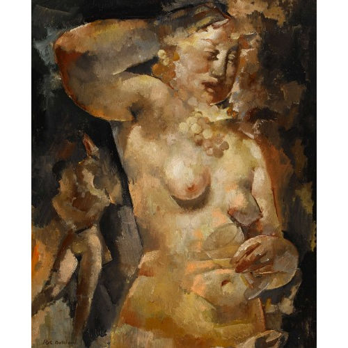 RODOLPHE TH�OPHILE BOSSHARD : 'Bacchante ivre' (DOBIASCHOFSKY AUKTIONEN AG)