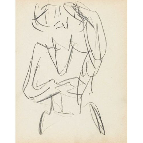 ALBERT M�LLER : Bildnis der T�nzerin Mary Wigmann (DOBIASCHOFSKY AUKTIONEN AG)