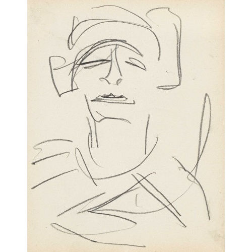 ALBERT M�LLER : Portr�t von Mary Wigmann (DOBIASCHOFSKY AUKTIONEN AG)
